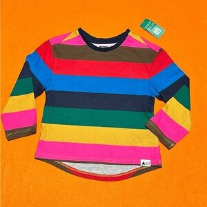 GAP Kids Vibrant Striped Long Sleeve Tee